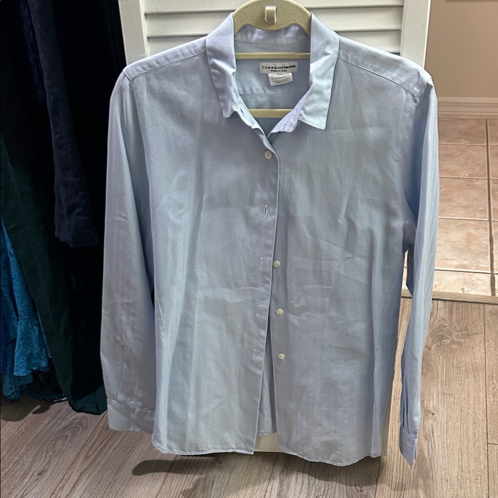 Club Monaco Light Blue Button-Down Shirt